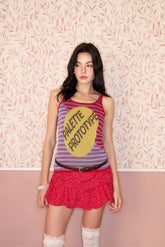 Dash Stripe Logo Tank