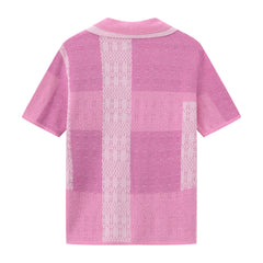 Bouclé Colour Block Polo