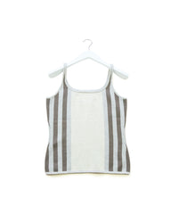 Square Knit Cotton Tank Top