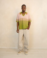 Twin-Collar Polo Shirt - Avocado