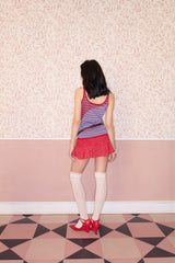 Dash Stripe Logo Tank