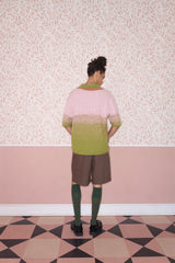 Twin-Collar Polo Shirt - Avocado