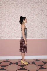 Square Knit Cotton Tank Top