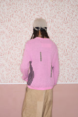 Neon Cheese Pink Long-sleeves