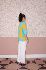 Eye of Tyre Morning Knit Cotton T-Shirt