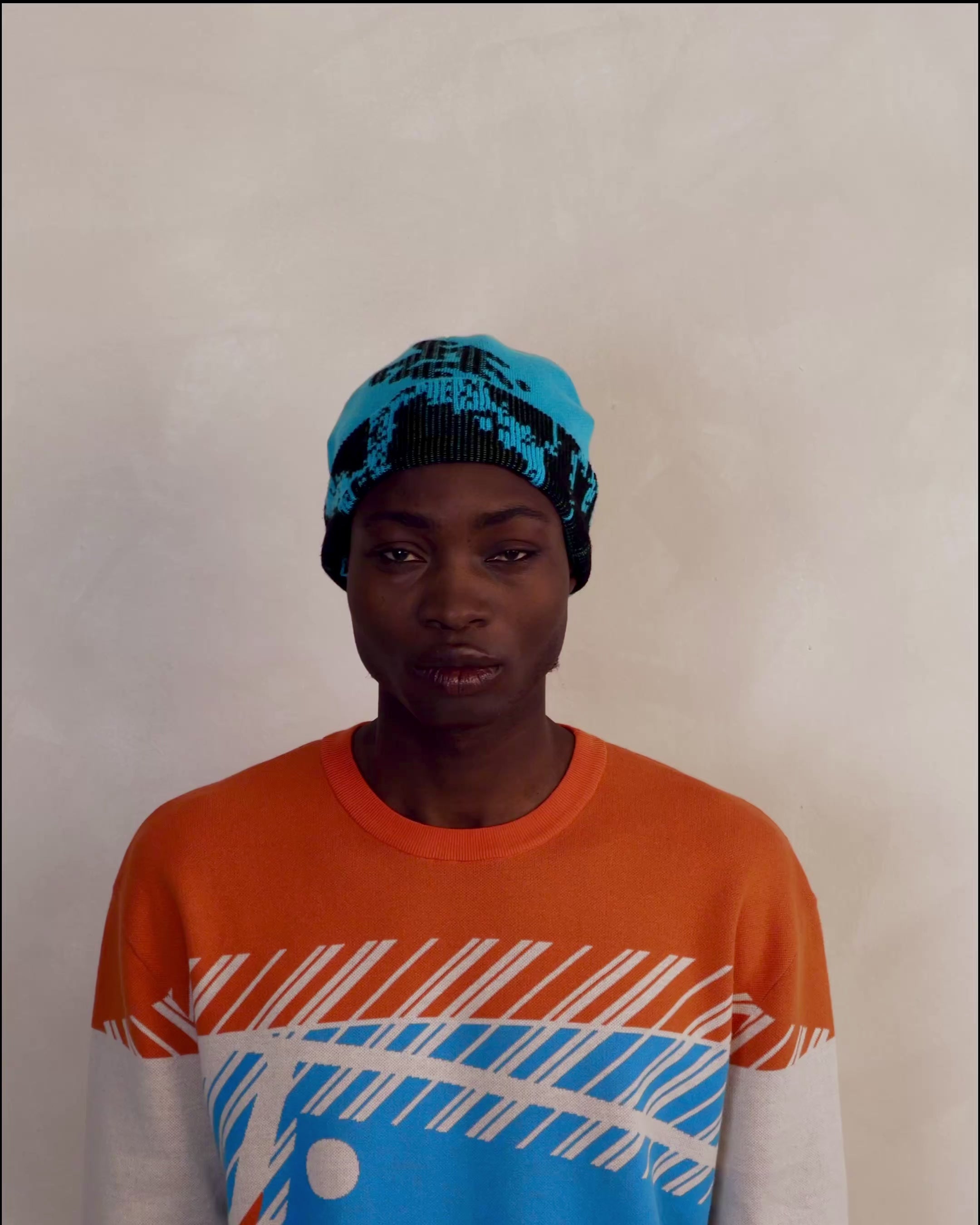 Monster Icon Beanie - Blue